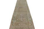 3x16 Brown and Pink Persian Tribal Runner