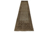 3x16 Brown and Ivory Persian Tribal Runner