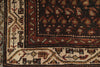 3x13 Brown and Ivory Persian Tribal Runner