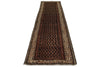 3x13 Brown and Ivory Persian Tribal Runner