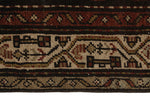 3x13 Brown and Ivory Persian Tribal Runner