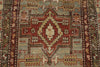 3x11 Rust and Brown Kazak Tribal Runner