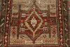 3x11 Rust and Brown Kazak Tribal Runner