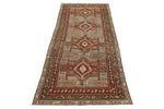 3x11 Rust and Brown Kazak Tribal Runner