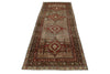 3x11 Rust and Brown Kazak Tribal Runner