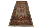 3x11 Rust and Brown Kazak Tribal Runner