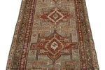 3x11 Rust and Brown Kazak Tribal Runner