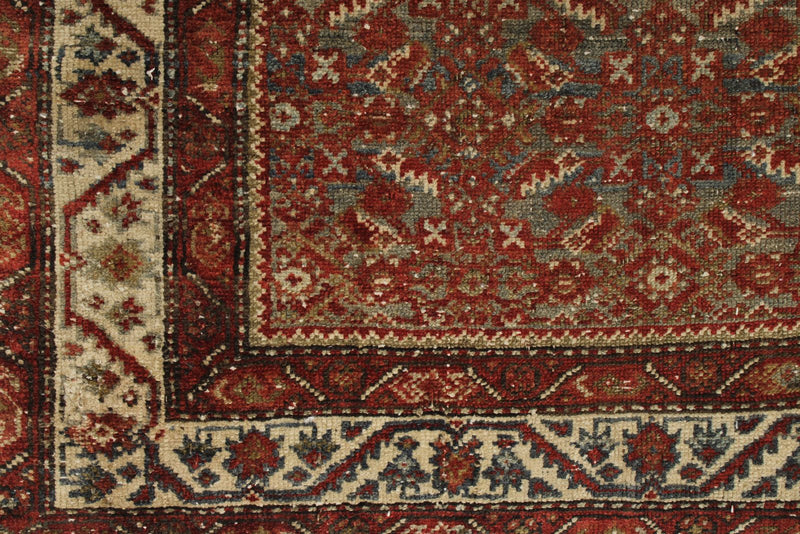 3x16 Red and Ivory Persian Tribal Runner