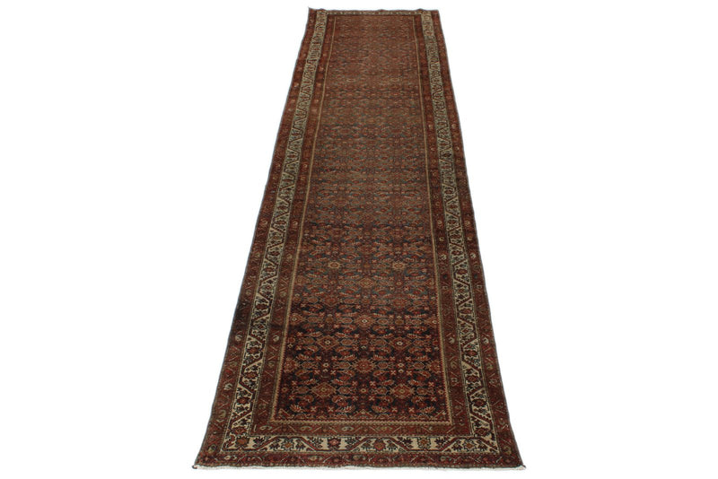 3x16 Red and Ivory Persian Tribal Runner