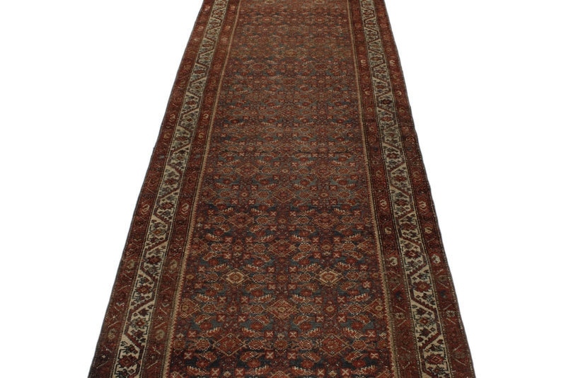 3x16 Red and Ivory Persian Tribal Runner