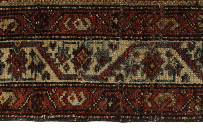 3x16 Red and Ivory Persian Tribal Runner