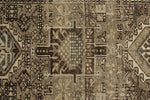 3x12 Ivory and Brown Persian Runner
