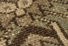 3x12 Ivory and Brown Persian Runner