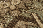 3x12 Ivory and Brown Persian Runner