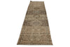 3x12 Ivory and Brown Persian Runner