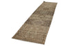 3x12 Ivory and Brown Persian Runner