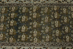 3x17 Light Blue and Ivory Persian Tribal Runner