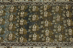 3x17 Light Blue and Ivory Persian Tribal Runner