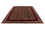 10x13 Multicolor and Red Turkish Tribal Rug