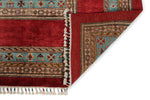 10x13 Multicolor and Red Turkish Tribal Rug
