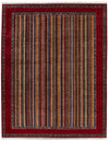 10x13 Red and Multicolor Turkish Tribal Rug