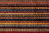 10x13 Red and Multicolor Turkish Tribal Rug