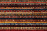 10x13 Red and Multicolor Turkish Tribal Rug