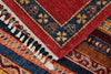 10x13 Red and Multicolor Turkish Tribal Rug