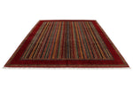 10x13 Multicolor and Red Turkish Tribal Rug