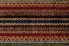 10x13 Multicolor and Red Turkish Tribal Rug