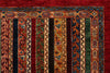 10x13 Multicolor and Red Turkish Tribal Rug