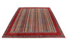 9x12 Red and Multicolor Turkish Tribal Rug