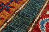 7x10 Red and Multicolor Turkish Tribal Rug