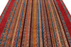 7x10 Red and Multicolor Turkish Tribal Rug