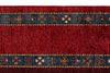 7x10 Red and Multicolor Turkish Tribal Rug