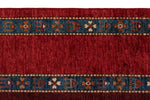 7x10 Red and Multicolor Turkish Tribal Rug