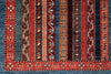 7x10 Multicolor and Blue Turkish Tribal Rug