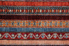 7x10 Multicolor and Blue Turkish Tribal Rug