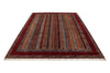 7x10 Red and Multicolor Turkish Tribal Rug