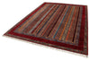 7x10 Red and Multicolor Turkish Tribal Rug