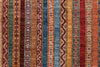 7x10 Red and Multicolor Turkish Tribal Rug