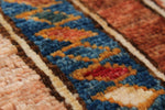 7x10 Red and Multicolor Turkish Tribal Rug