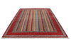 7x10 Red and Multicolor Turkish Tribal Rug