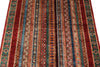 3x5 Multicolor and Red Turkish Tribal Rug