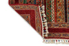 3x10 Multicolor and Red Turkish Tribal Runner