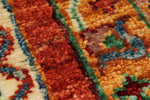 3x10 Multicolor and Red Turkish Tribal Runner