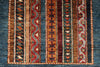 2x8 Multicolor and Blue Turkish Tribal Runner