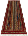 3x10 Multicolor and Red Turkish Tribal Runner