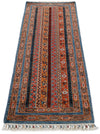 2x6 Multicolor and Blue Turkish Tribal Runner
