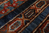 2x6 Multicolor and Blue Turkish Tribal Runner